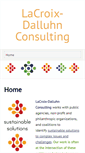 Mobile Screenshot of lacroixdalluhnconsulting.com