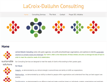 Tablet Screenshot of lacroixdalluhnconsulting.com